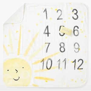 Pottery Barn Kids Sunshine Milestone Baby Blanket